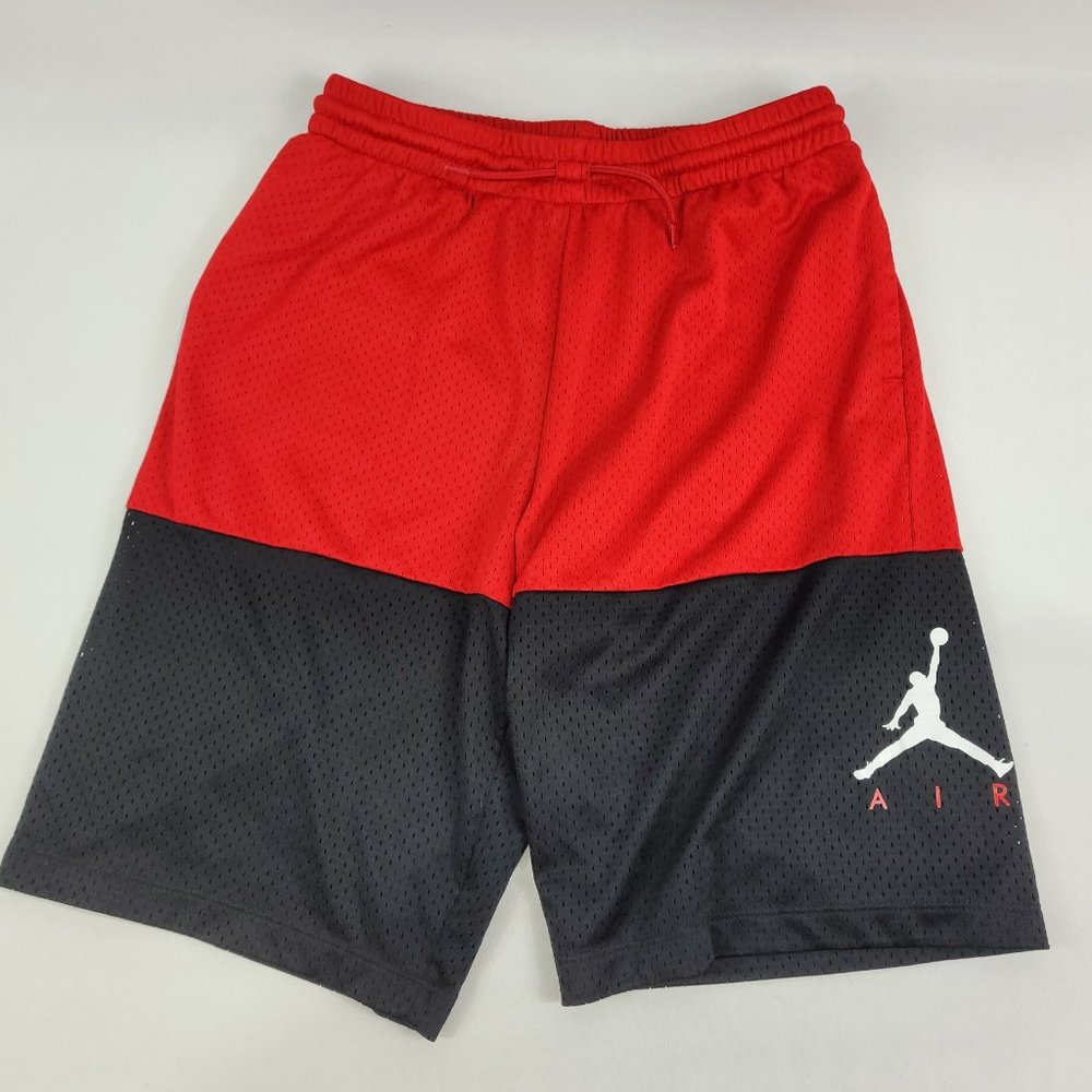 Air Jordan Basketball Shorts Red & Black Boys size XL